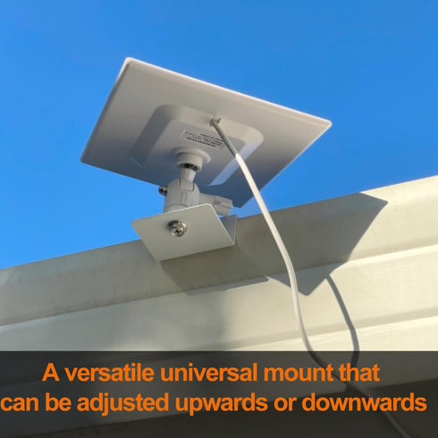 Gutter Mount for Eufy, Wyze, Google Nest, Arlo, Simplisafe, Ring Stick up Cam/Pro, Wyze Cam v3 Pro, Compatible with Any Security Camera and Solar ...