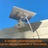 Gutter Mount for Eufy, Wyze, Google Nest, Arlo, Simplisafe, Ring Stick up Cam/Pro, Wyze Cam v3 Pro, Compatible with Any Security Camera and Solar ...