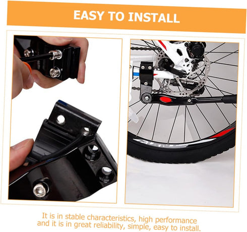 1 Set Bicycle Kickstand Nishiki Bike Support Bracket Bicycles Kick Stand Kids Bicycles Adjustable Bike Kickstand Bike Kick Stand Child Aluminum Al...