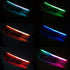 Car Headlight LED Strip, 24Inch RGB Multi Color Headlight Surface LED Daytime Running Lights Flexible DRL Tube Strip Sequential Neon Decorative Sw...