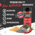 Lane's Blackened Seasoning Spice, All-Natural Blackened Fish Seasoning for Pork, Beef & Seafood, Cajun Blackening Seasoning, Made in the USA, 4.6 ...