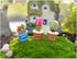 7 in 1 Dollhouse Decoration Plant Pots Miniature Green Potted Miniature Bonsai Model Dollhouse Accessories Decor,1 12 Scale Doll House Miniature P...