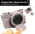 Case for Canon Powershot G7 X Mark III Digital Camera, Soft Silicone Protective Cover with Removable Lens Cover for Canon Powershot G7X Mark III D...