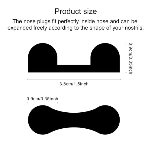 50 Pieces Nose Filters for Spray Tanning, Elera Disposable Plugs Supplies for Spray Tanning Nose Protection Allergen Blocker (Black)...