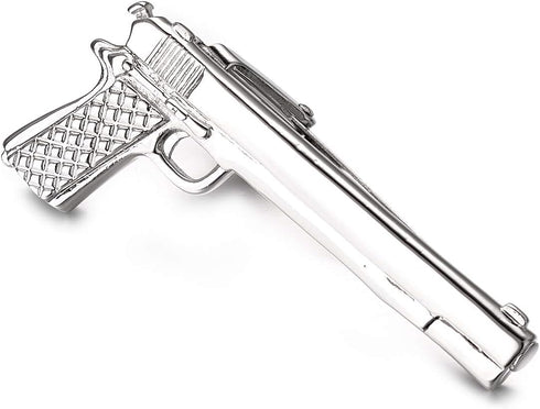 Yoursfs Novelty Firearms Tie Clips for Men Gun Rifle Pistol Tie Clip Bar Unique Gold Silver Tie Pins Cool Men's Fashion Jewelry...