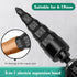 2pcs Copper Tube Expander, 5 in 1 Air Conditioner Swage Tube Expander, Swaging Drill Set, 1/4'', 3/8'', 1/2'', 5/8'', 3/4'' Copper Tubing Tool, fo...