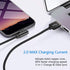 Hi-Mobiler Fast Charging Cable, 3ft Right Angle Cable,3 Pack Nylon Braided Fast Speed Data Sync Charging Cord Powerline Compatible with Phone 13/1...