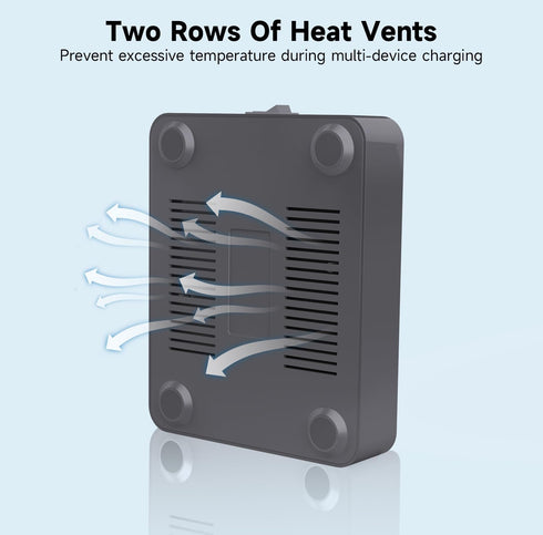 USB Charging Station - Charging Dock - 4-Port - Fast Charging Station for Multiple Devices - Docking Station - Smart Charging Station Dock - Multi...