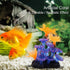 TOPINCN Artificial Coral, Simulation Plant Luminous Silicone Coral Sea Anemone for Fish Tank Landscape Decoration Aquarium Ornaments...