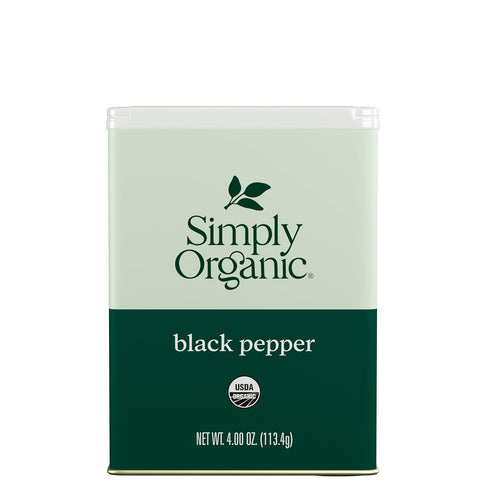 Simply Organic Black Pepper, 4 Oz...