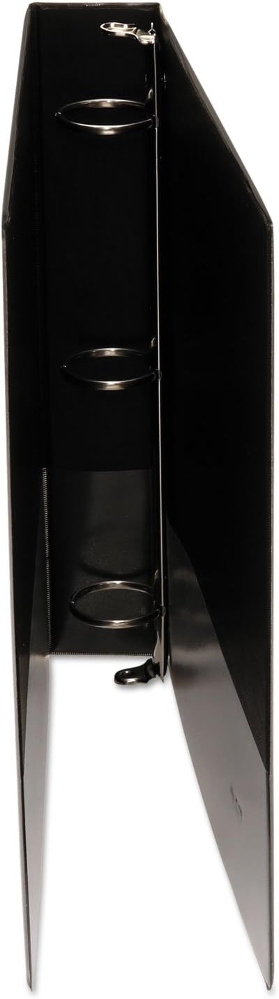 Universal 20971 Economy Round Ring View Binder, 1-1/2-Inch Capacity, Black...