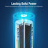 EBL Rechargeable C Batteries, 5000mAh Ni-MH High Capacity C Cell Battery New Retail Package, Pack of 4...