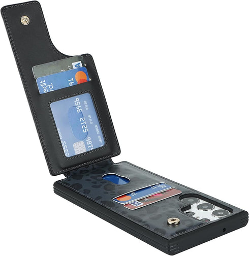 for Samsung Galaxy S23 Ultra Case with Card Holder,Galaxy S23 Ultra Case Wallet for Women,Credit Card Holder,Ring Stand,Cute Phone Wallet Cases 6....