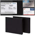 Samsill 2 Pack Car Registration and Insurance Holder, 5.25" x 4.75" Black Glove Box Organizer, Perfect for Multiple Vehicles...