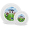 Baby Fanatic NFL Legacy Infant Plate & Bowl Set, New England Patriotic, for Ages 6 Months & Up...