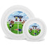 Baby Fanatic NFL Legacy Infant Plate & Bowl Set, New England Patriotic, for Ages 6 Months & Up...