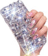LCHDA Bling Diamond Case for Samsung Galaxy S8, Glitter Clear Crystal Full Diamonds Luxury Sparkle Transparent Rhinestone Bumper Protective Phone ...