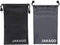 JAKAGO 2 Pack Cell Phone Storage Bag Soft Microfiber Glasses Sleeve Pouch Waterproof Sunglasses Bag Electronic Gadgets Case Cover With Drawstring ...