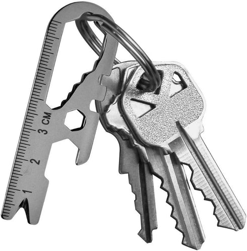 SWISS+TECH ST67129 14-in-1 Micro Wrench Multi-Tool, Stainless Steel Construction, For Keychain, Auto, Camping, Hardware (Single Pack)...