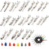 500Pcs Connector Pins Kit Terminal Pin Automotive Car Electrical 1/1.5/1.8/2.2/2.8/3.5mm Pins Male&Female Wire Pins, Wire Seals, Removal Tool kit…...