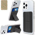 WWW Card Holder with Stand for Back of Phone,Secure Stick on Wallet,PU Leather Credit Cards Holder for Cell Phone with 3M Adhesive Sticker for Sma...