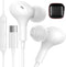 USB C Headphones for Apple iPhone 15 Plus iPad/Google Pixel 8 8A 7 Pro 7A/ Samsung Galaxy S24 S23 S22 S21 Ultra Android Earbud Wired Type C Earpho...