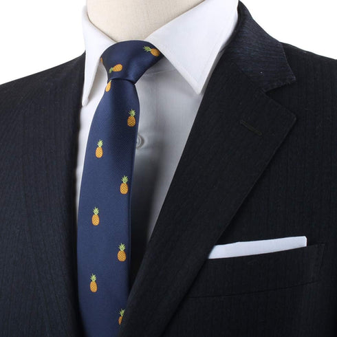 AUSCUFFLINKS Food & Drink Ties | Speciality Ties for Men | Woven Skinny Neckties | Present for Work Colleague...
