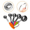 Fsdifly-Stainless Steel Measuring Spoons 5 Piece Stackable Set - Measuring Set for Cooking and Bakin (A)...