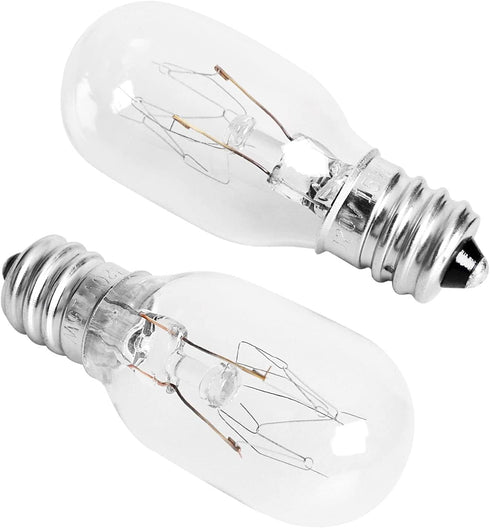WE05X20431 Dryer Light Bulb - 120V 15W Dryer Drum Light Bulb Replace WE4M305 Fit for GE Kenmore Whirlpool Samsung Maytag Clothes Dryer, 2 Pack, 2700K