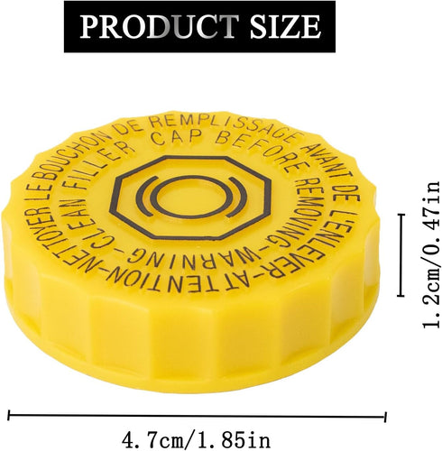 Brake Master Cylinder Reservoir Cap Fluid Cap for Jeep Compass Patriot Grand Cherokee Commander for Dodge Grand Caravan for Chrysler Town Country ...