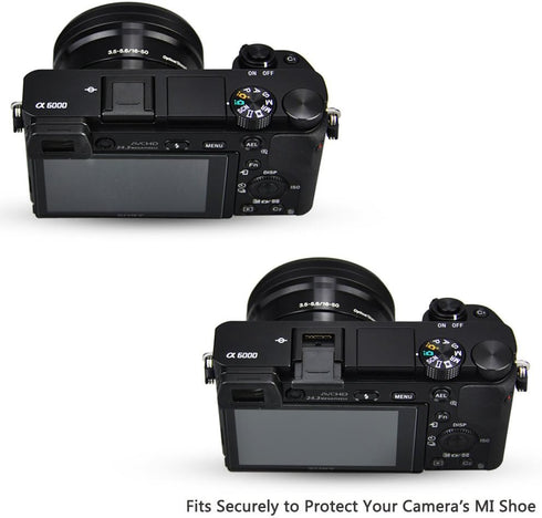 JJC 2 PCS Camera Hot Shoe Cover Cap Protector for Sony A7R V A7 IV ZV-1 II ZV-1 ZV-E1 ZV-E10 FX30 A7C A1 A6600 A6500 A6400 A7 III A7R IV III A7S I...