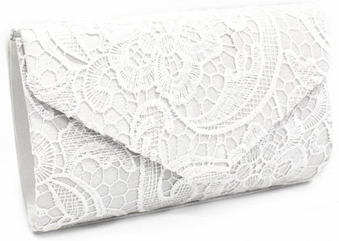 Clutch Purse Handbag Evening Bag Lace Messenger Bag Wedding Party Bag Envelope...