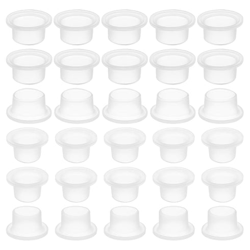 uxcell Faucet Leak-Proof Sealing Gasket, 60pcs Silicone Raw Material Belt Hose Sealing Washer Leak-Proof Plug for Faucet Triangle Valve, White...