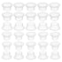 uxcell Faucet Leak-Proof Sealing Gasket, 60pcs Silicone Raw Material Belt Hose Sealing Washer Leak-Proof Plug for Faucet Triangle Valve, White...