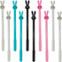 Maydahui 36PCS Cute Rabbit Rollerball Pen Cute Cartoon Animal Pens Black Gel Ink Pens for Office School Home...