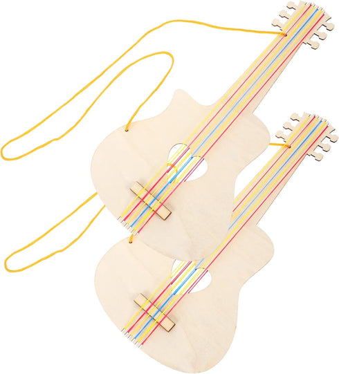 Toyvian 10 Pcs Child Guitar Mini Toys Miniature Guitar Miniature Guitar Toy Childrens Ukulele Unfinished Guitar Toy Crafts DIY Painting Guitar Toy...