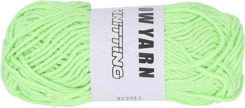 164ft Luminous Chunky Yarn, Glow in The Dark Yarn DIY Weave Glow Yarn Polyester Luminous Knitted Yarn Hand Knitted Luminous Yarn Novel Functional ...
