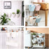 6 Pack Hanging Cup Holders, Wall Organizers, Rolling Cart Accessories Hanging Pen Holders Storage Containers Hanging Buckets for Home Decor Office...