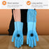 Long Sleeve Silicone Pet Grooming Gloves Cat Bathing Gloves Dog Massaging Gloves Pet Hair Removal Gloves Pet Shampoo Gloves for Kitchen, Bathroom ...