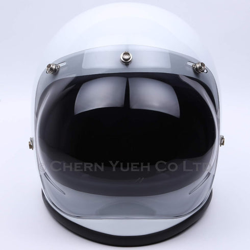 Motorcycle Helmet Bubble Shield Visor (Light Smoke)...