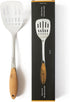 Deiss PRO Metal Spatula with Comfortable Wooden Handle - Kitchen Turner for Scraping, Turning Meat, Mixing Scrambled Eggs - Heat Resistant, Fish, ...