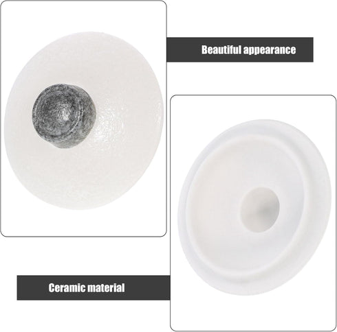 MAGICLULU Ceramic Teapot Lid Replacement,Tea Kettle Lid Beverage Dispenser Lid Tea Cup Covers Whistle Kettle Lid Replacement Tea Maker Top Lids fo...
