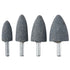 Stone Carving Set 10pcs Various Shapes Industry Tool 1/4 Inch Shank Polishing Kits Metal Carving Stone Carving Set Stone Ceramic Glass Carving...