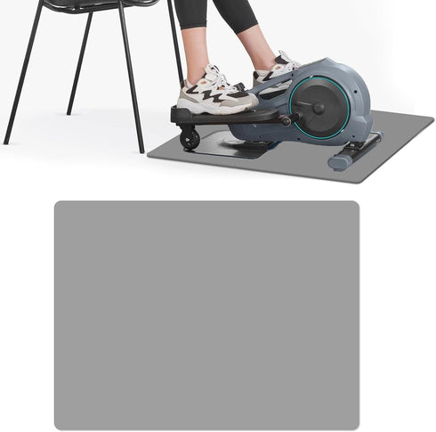 Non-Slip Mat for Ellipse Leg Exerciser Machine, 23×19in Leg Exerciser Mat for Under Desk Elliptical Pedal Exerciser, Elliptical Machine Accessorie...