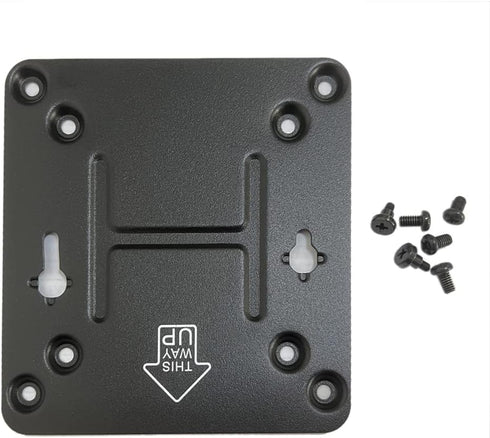 GinTai for Intel NUC Vesa Adapter Mount Bracket to Attach NUC Mini PC Computer to The Back of a Monitor Mounting Plate Not Skull or Hades(with 8pc...