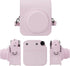 Camera Case Compatible with Fujifilm Instax Mini 12 Instant Camera with Adjustable Strap and Pocket (Pink)...