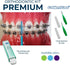 Orthodontic Oral Care Kit for Cleaning Brackets Braces, Includes Toothbrush and Cap, Travel Toothbrush, Dental Floss 12m, Dental Wax, Floss thread...
