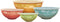 Melamine Bowls with Lids - 4 BPA Free Nesting Bowls with (New and Imporved) Lids Set for Indoor & Outdoor Dining - Sturdy, Lightweight, & Top Shel...