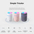 Kamon 300ml Mini Ultrasonic Cool Mist Humidifier, 7 Color LED Night Light, 2 Mist Mode, Auto Shut-Off for Car, Home, Office, Travel (Pink)...