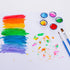 9 Pcs Small Ceramic Paint Palette Bowl Glazed Watercolor Painting Dish for Oil Acrylic Watercolor Gouache...